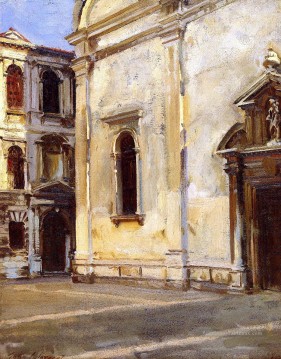 John Singer Sargent œuvres - Santa Maria del Carmelo et Scuola Grande dei Carmini John Singer Sargent